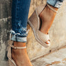 The Eva Wedge In Iced Latte Image - 1