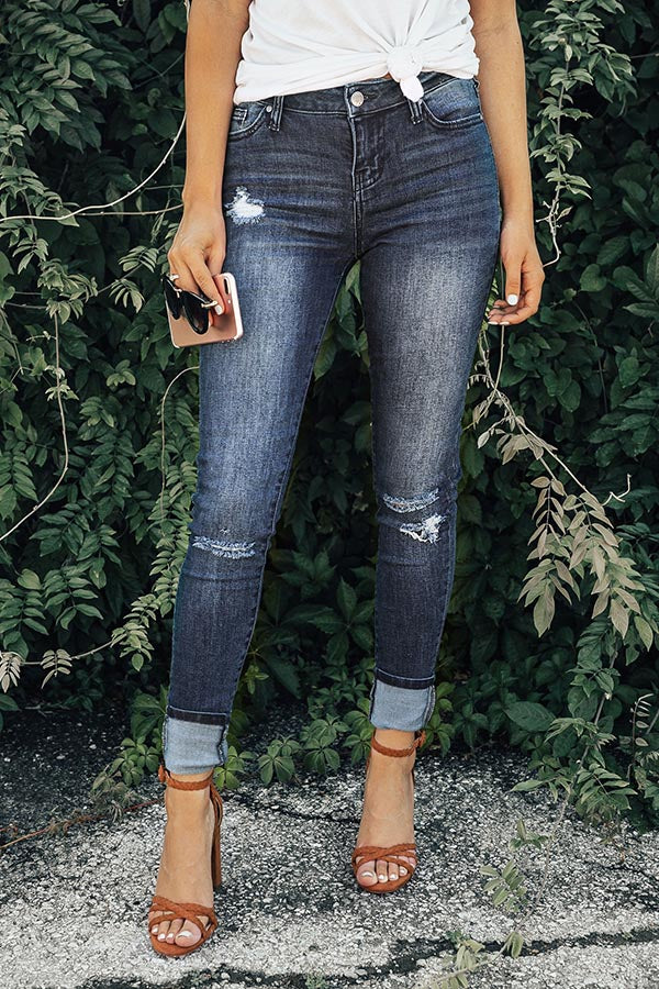 Clearwater Beach High Waist Distressed Skinny