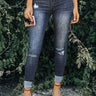 Clearwater Beach High Waist Distressed Skinny Image - 1