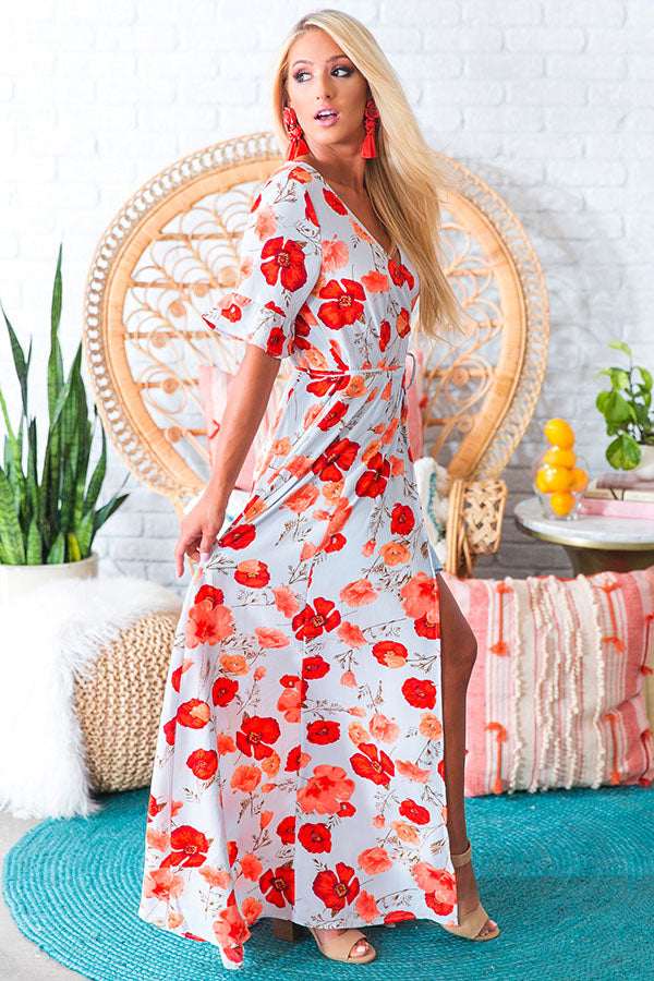Margaritas In Malibu Wrap Maxi Image - 2