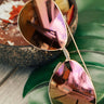 Summer Nights Aviator Sunnies in Champagne Image - 1