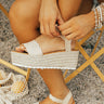 Seaside Heights Scallop Espadrille in Stone Image - 1