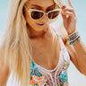 Poolside In Panama Sunnies in Iced Latte Image - 1
