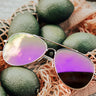 Summer Nights Aviator Sunnies in Purple Image - 1