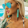 Summer Nights Aviator Sunnies in Lagoon Image - 1