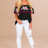 Meet Me In Montego Off Shoulder Top In Black Image - 1