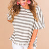 Seas The Day Shift Top in Black Image - 1