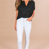 Perfectly Glam Shift Top In Black Image - 1