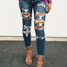 The Paige High Waist Distressed Skinny Image - 1