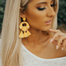 Cabana Baby Tassel Earrings In Yellow Image - 1