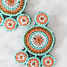 Pool Party Earrings In Ocean Wave Image - 1