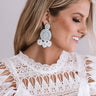 Pool Party Earrings In White Image - 1