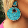 Summer Divine Earrings In Ocean Blue Image - 1