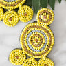 Pool Party Earrings In Yellow Image - 1