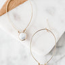 In The Loop Earrings in Ivory Image - 1