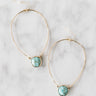 In The Loop Earrings in Turquoise Image - 1