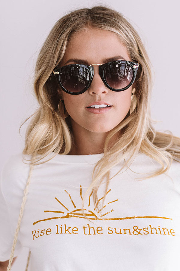 Cabana Retreat Sunnies in Black