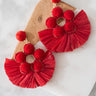 Mimosas In Maui Earrings In Red Image - 1