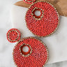 Summer Divine Earrings In Red Image - 1