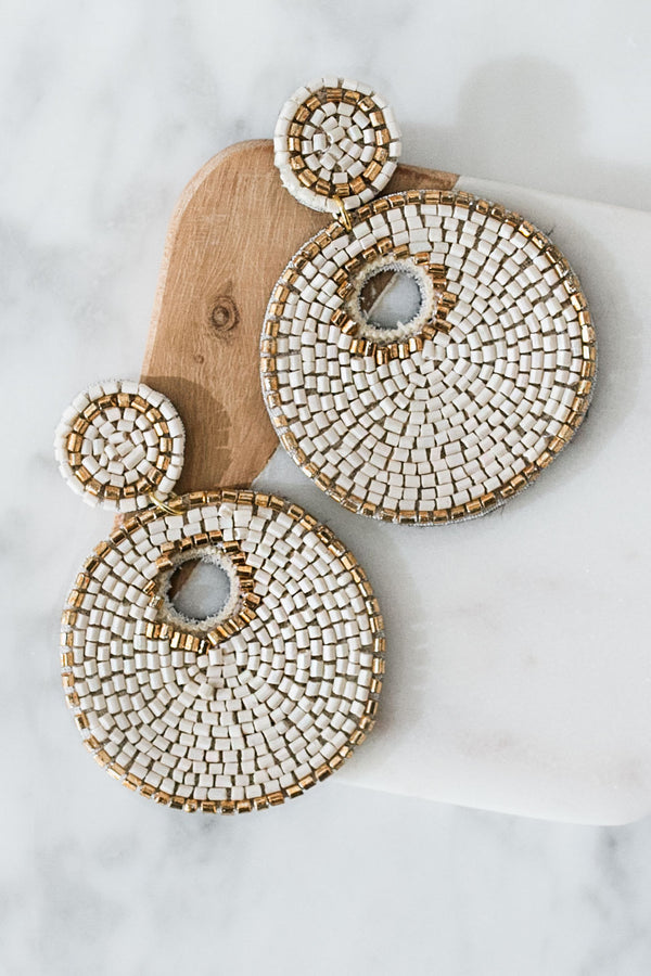 Summer Divine Earrings In Ivory