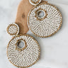 Summer Divine Earrings In Ivory Image - 1
