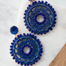 Pretty In Panama Earrings In Royal Blue Image - 1