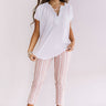 Perfectly Glam Shift Top In White Image - 1