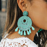 Sunshine Crush Earrings In Turquoise Image - 1
