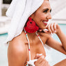 Cabo Calling Earrings In Red Image - 1