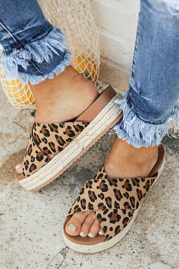 The Becca Espadrille in Leopard Image - 2