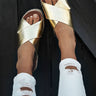 The Becca Espadrille in Gold Image - 1