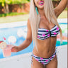 Flamingo Babe Halter Bikini Top Image - 1