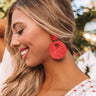 The Serendipity Earrings In Red Image - 1