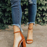 The Elodie Faux Suede Heel Image - 1
