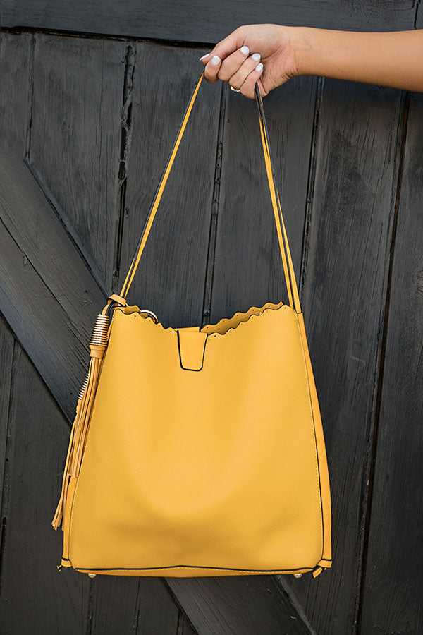 The Chloe Tote in Yellow