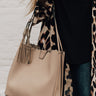The Chloe Tote in Mocha Image - 1