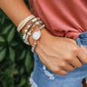 Summer Divine Druzy Bracelet Set In Birch Image - 1