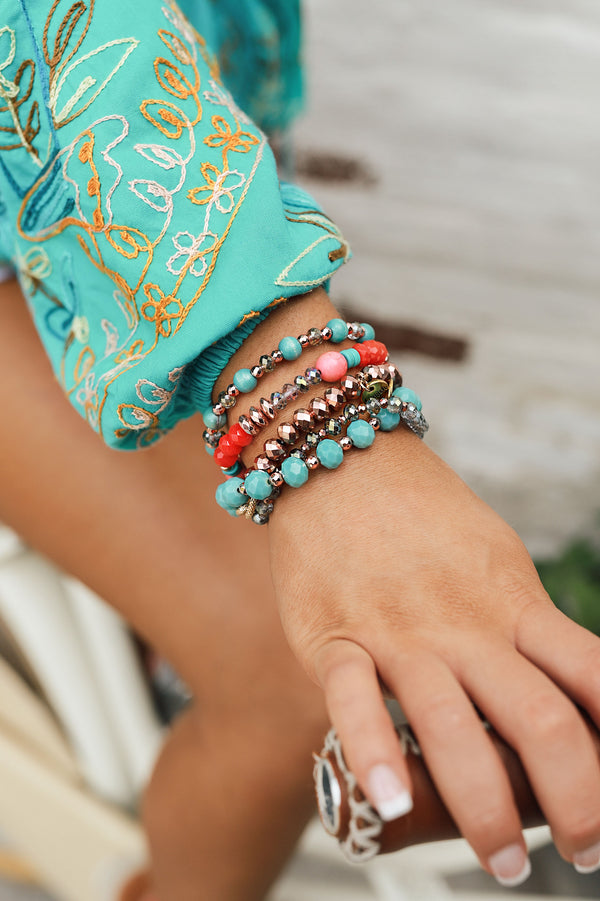 Paprika Bracelet Set Of 5