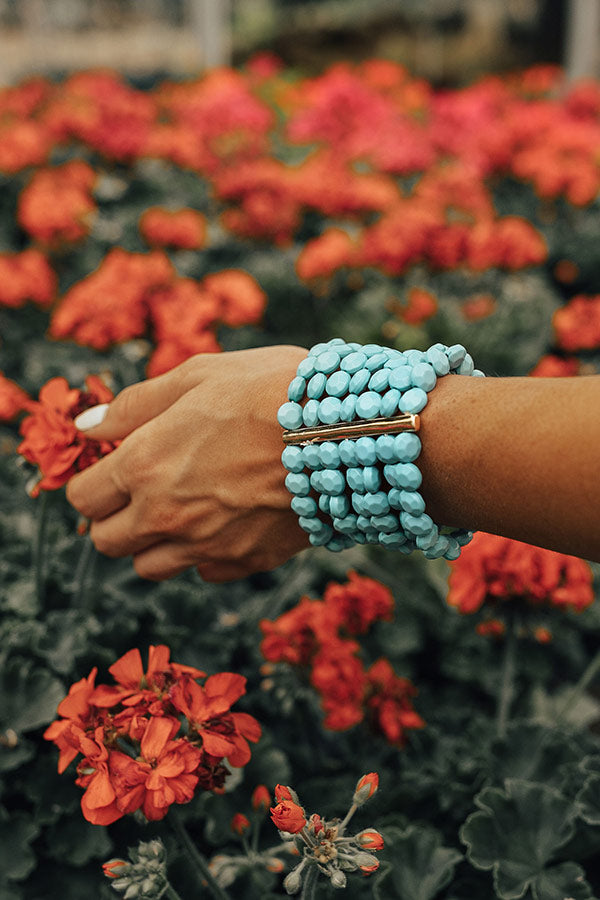 Weekend Retreat Bracelet In Turquoise