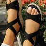The Eliza Espadrille in Black Image - 1