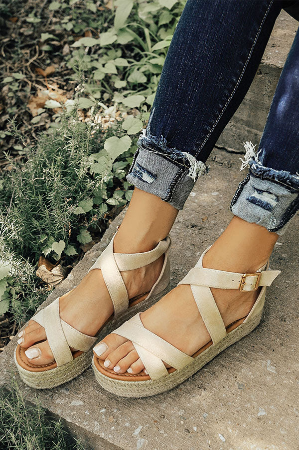 The Eliza Espadrille in Birch Image - 1