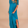 Beachy Keen T-Shirt Maxi in Teal Image - 1