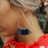 New Obsession Earrings In Blue Image - 1
