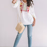 Tahiti Time Embroidered Top Image - 1