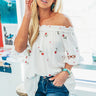 Magic Moment Off Shoulder Top in Ivory Image - 1