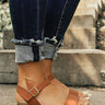 The Kaylee Espadrille in Brown Image - 1