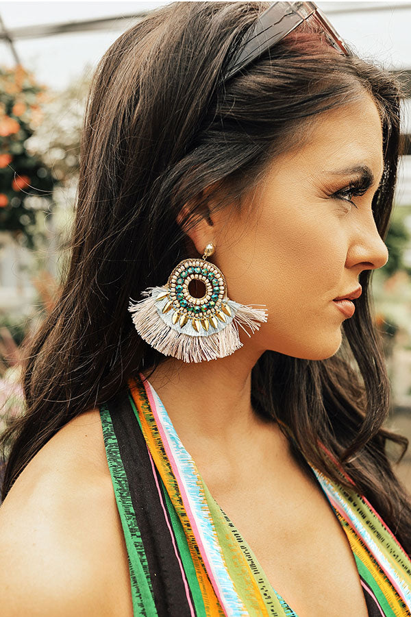 Park Avenue Date Earrings In Ivory