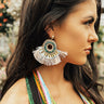 Park Avenue Date Earrings In Ivory Image - 1