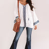 Sunshine and Seashells Embroidered Top Image - 1