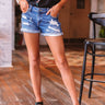 The Brody Midrise Distressed Shorts Image - 1